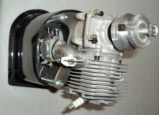Fieseler Storch Motordom 2 mit ZG62 montiert